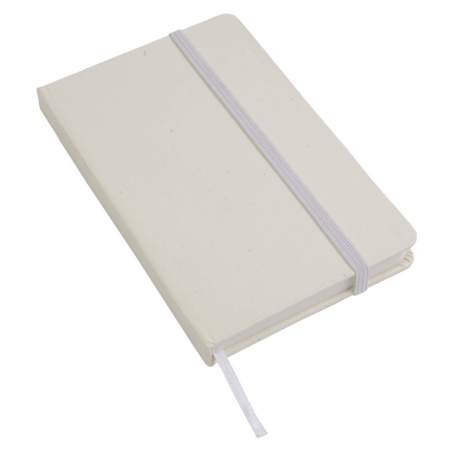 Quaderno con chiusura c/elastico e fogli senza righe