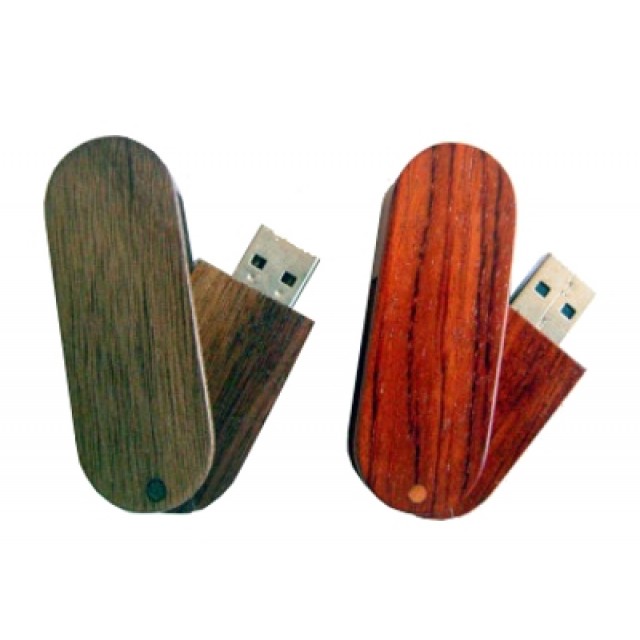 Chiavetta USB twist in legno