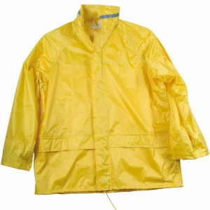 Set pantaloni/giacca con cappuccio anti-pioggia in Polyester 170T/PVC coating