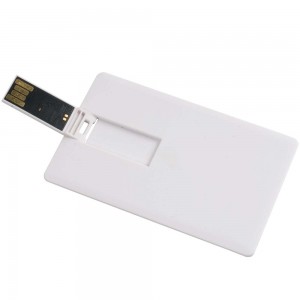 Chiavetta USB 4Gb, a forma di tessera. PossibilitÃ  di import su richiesta a partire da 250pz e consegna in 2 settimane