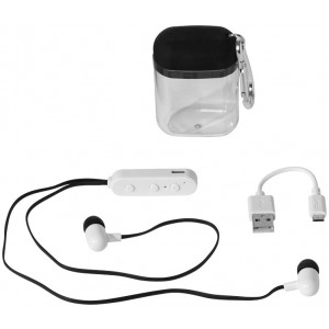 Auricolari Bluetooth® Budget con custodia dotata di moschettone