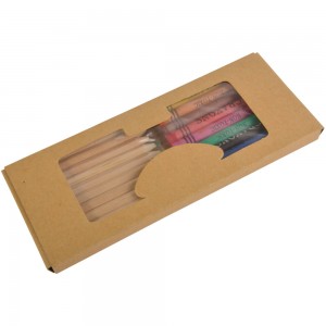 Set matite colorate (10) + pastelli (9) in box di cartone