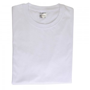 T-Shirt Bianca 100 % Cotone pettinato (145 g/m2), per Bambino