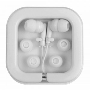 Auricolari stereo in ear con scatola di plastica