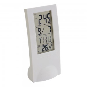 Orologio da tavolo con sveglia, calendario e termometro
